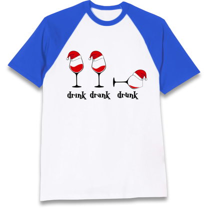 Drink Drank Drunk Raglan T Shirt
