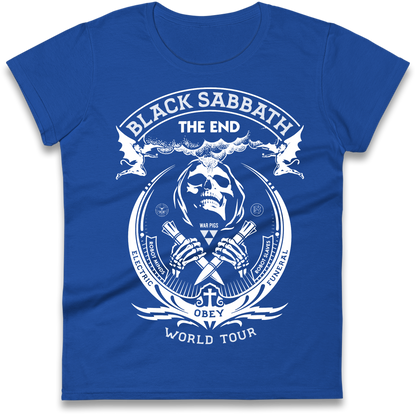 Black Sabbath The End World Tour Ladies Shirt