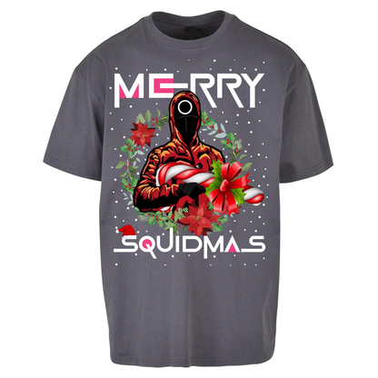 Merry Squid Games Oversized T Shirts