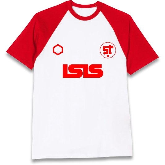 Retro Swindon Town Football Raglan T Shirt