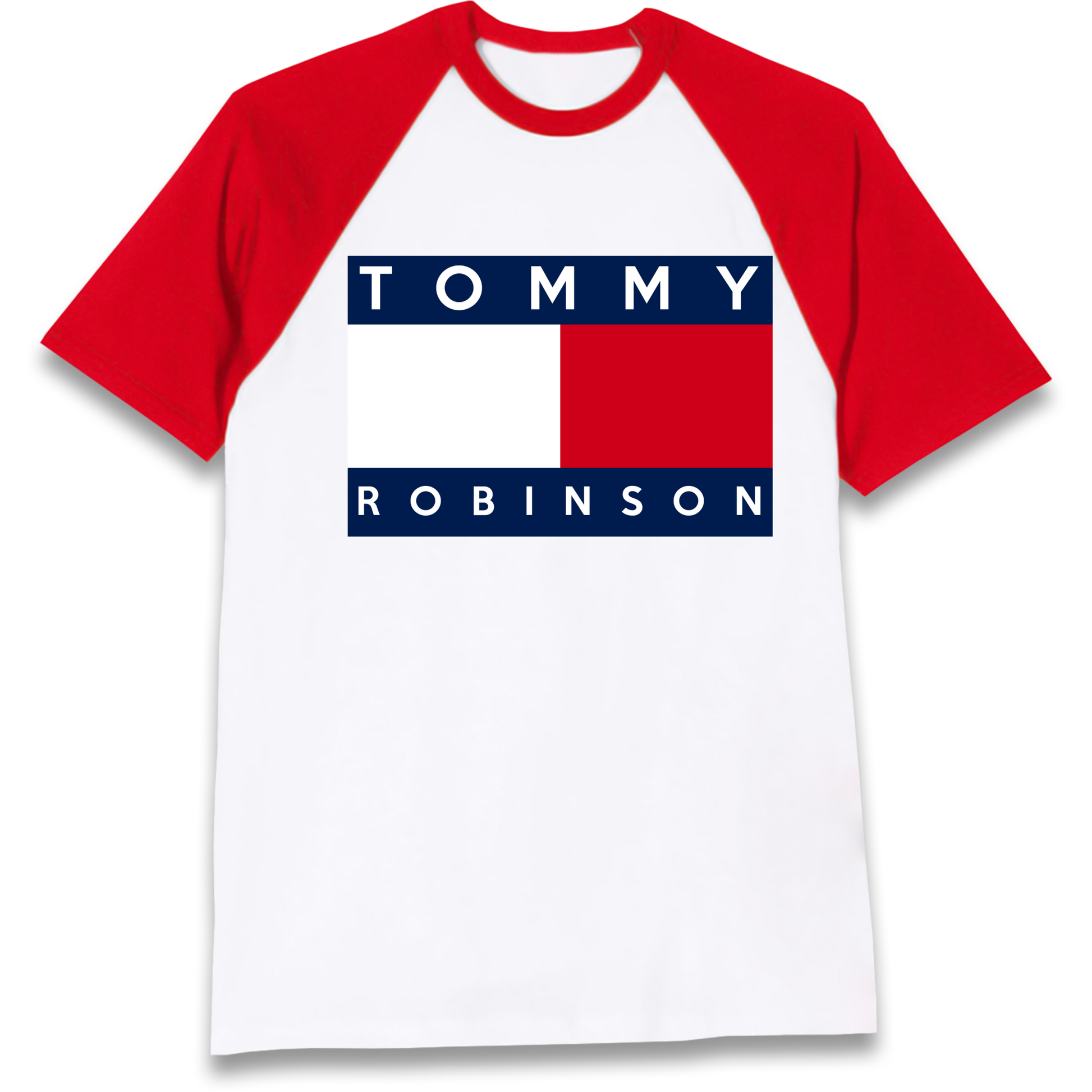 Tommy Robinson Raglan T Shirt