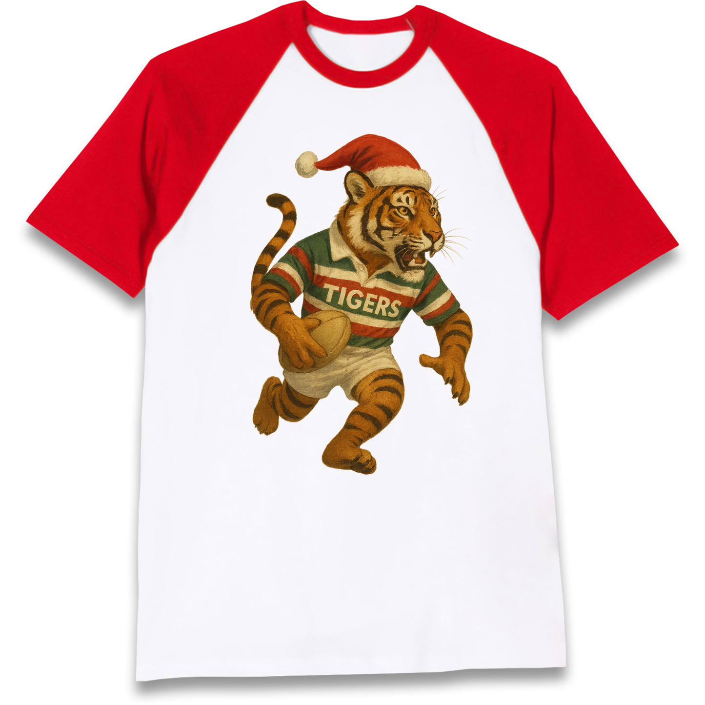 Leicester Tigers Raglan T Shirt