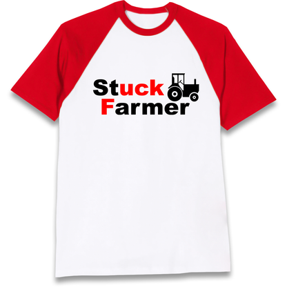 Stuck Farmer Raglan T Shirt