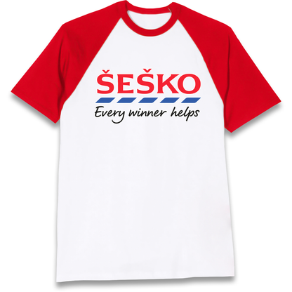 BenjaminSesko Every Winner Helps Raglan T Shirt