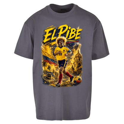 Carlos Valderrama Colombia Football Oversized T Shirts