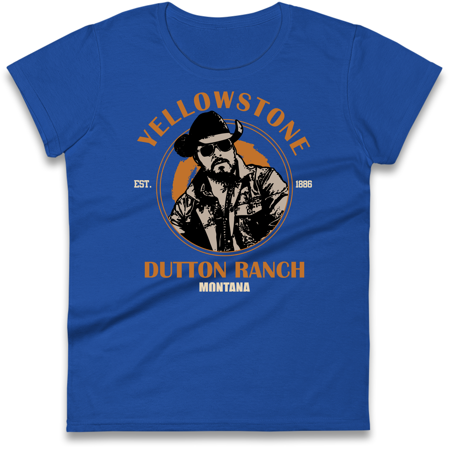 Yellowstone Dutton Ranch Montana Ladies T Shirt