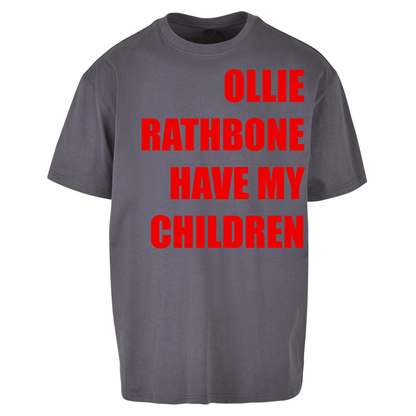 Ollie Rathbone Have My Children Rob McElhenney Wrexham Oversized Shirt