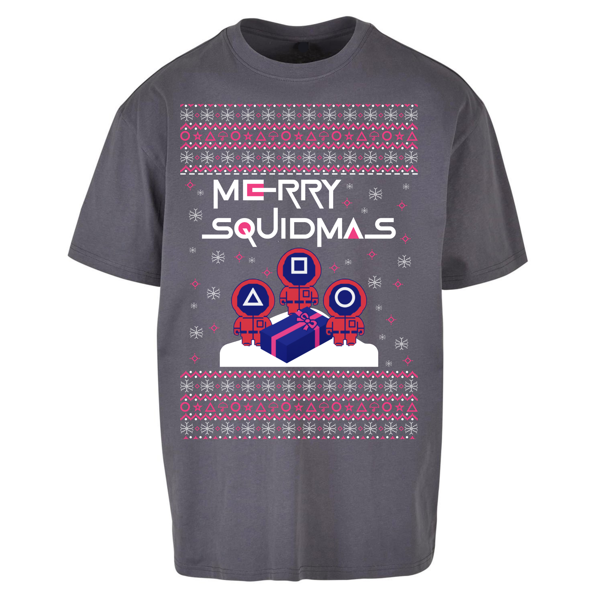 Squid Games Christmas Oversized T Shirts