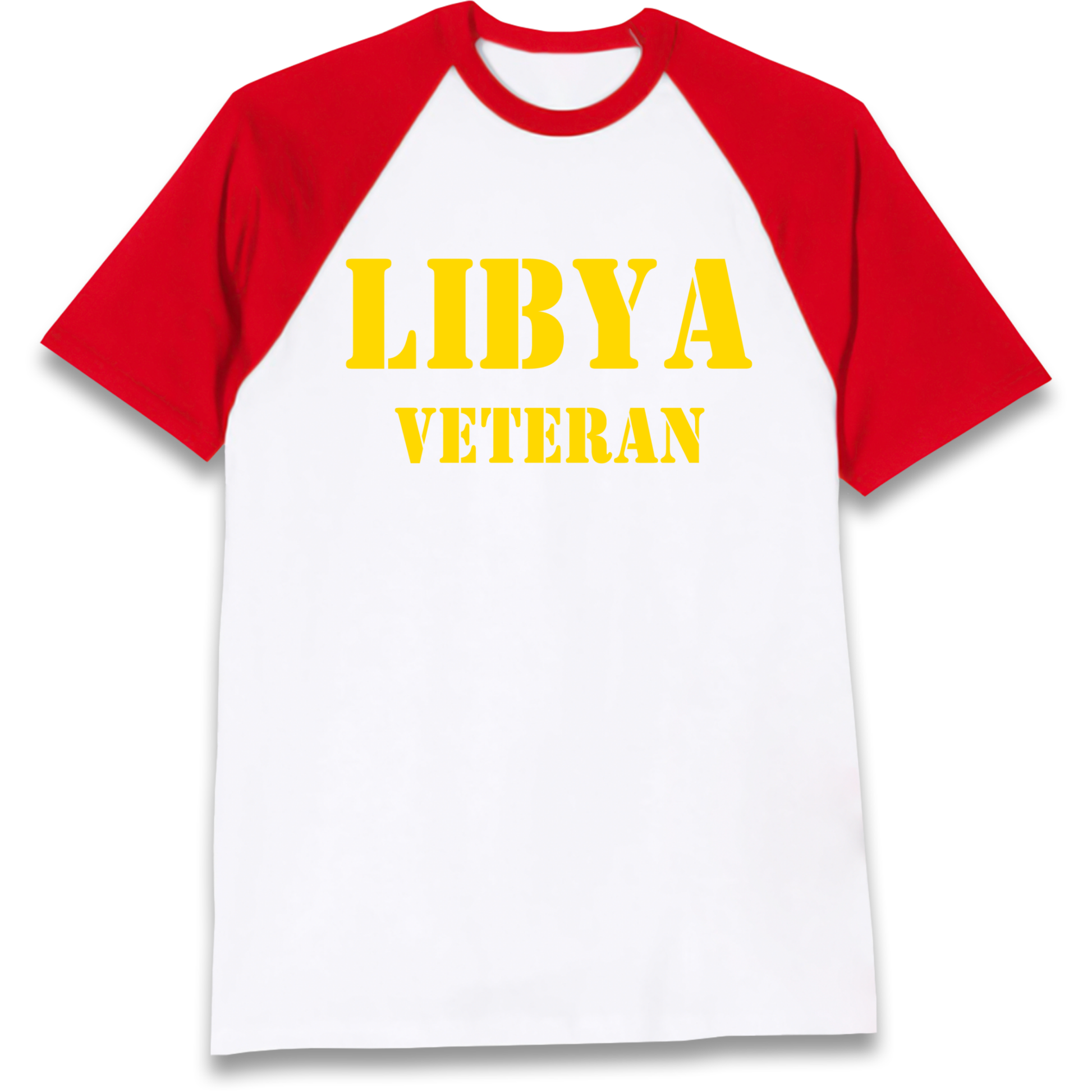 Libya Veteran Raglan T Shirt
