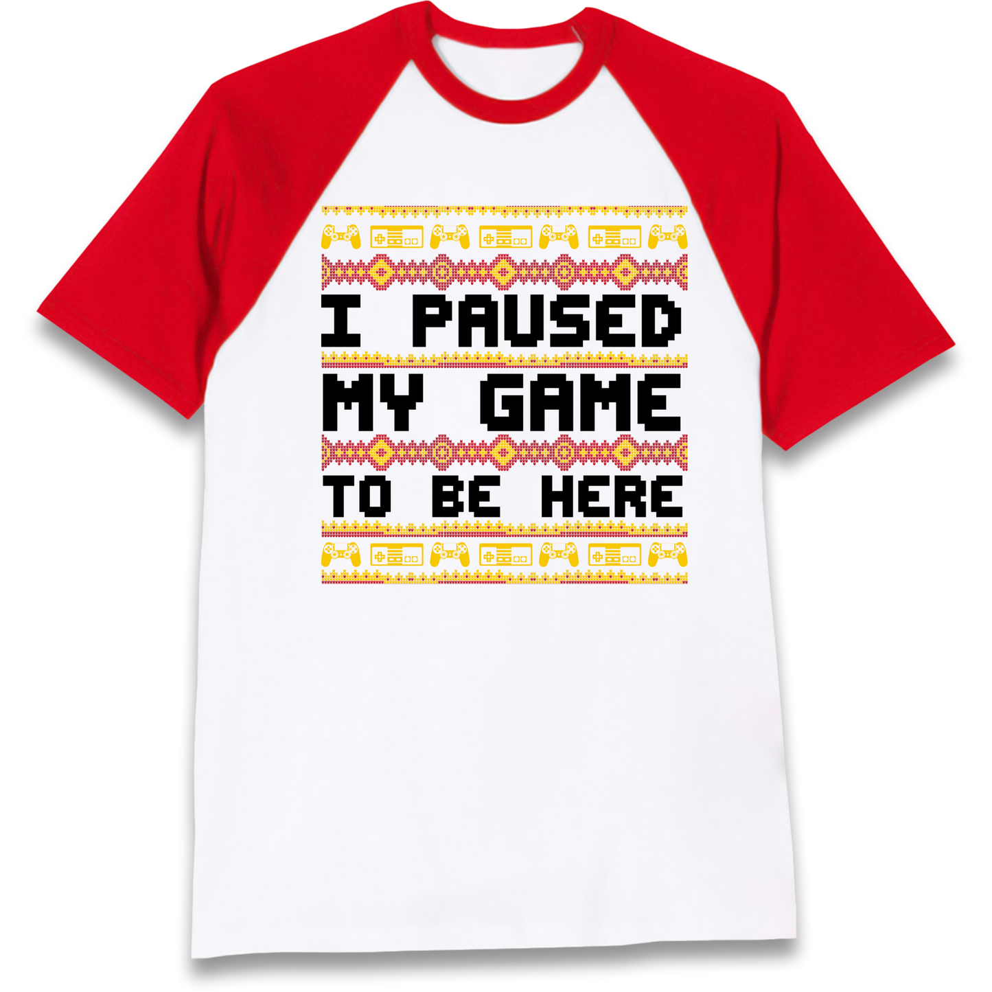 Paused My Game Raglan T Shirt