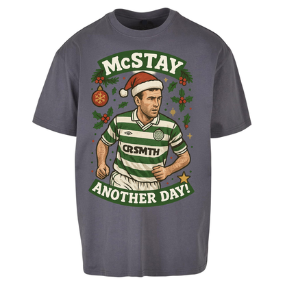 Paul McStay Celtic Christmas Oversized T Shirts