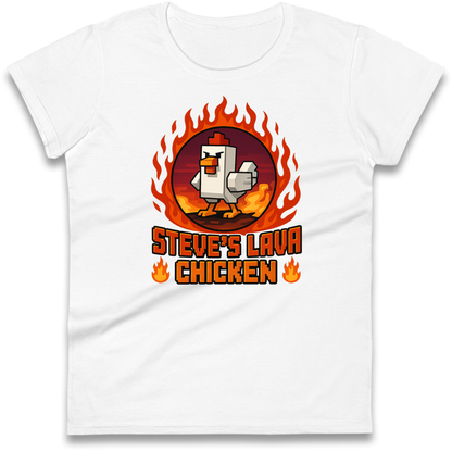 Steve Lava Chicken Women T Shirt