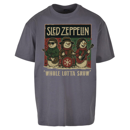 Led Zeppelin Christmas Oversized T Shirts