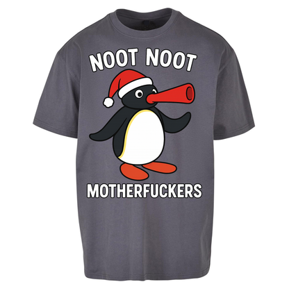 Pingu Christmas Oversized T Shirts