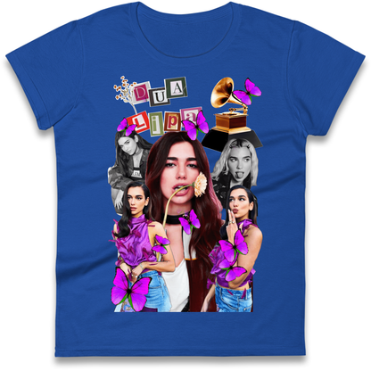 Dua Lipa Butterflies Ladies T Shirt 