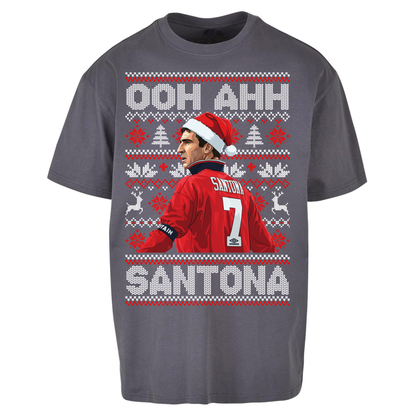 M'nchester United Christmas Oversized T Shirts