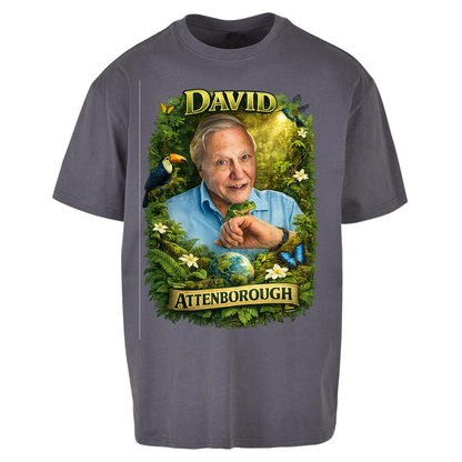 David Attenborough Oversized T Shirts