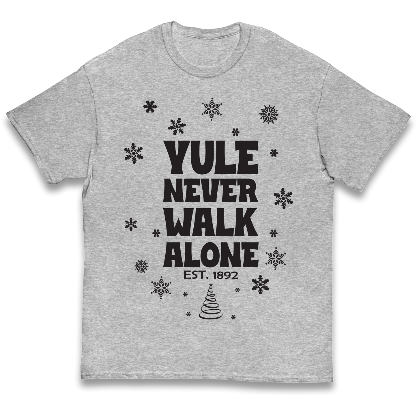 Yule Never Walk Alone Liverpool Christmas kids t shirt