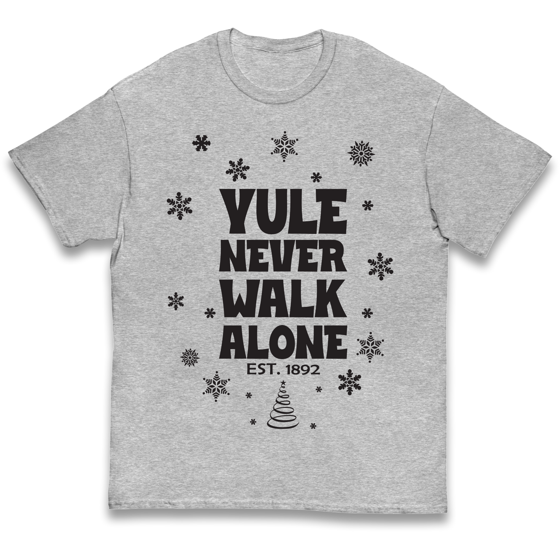 Yule Never Walk Alone Liverpool Christmas kids t shirt
