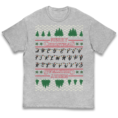 stranger things christmas jumper Kids T Shirt