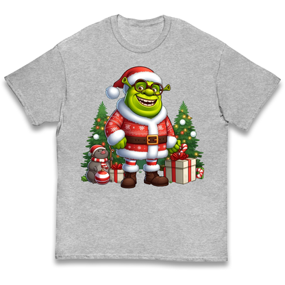 Shrek Santa Claus Presents kids t shirt