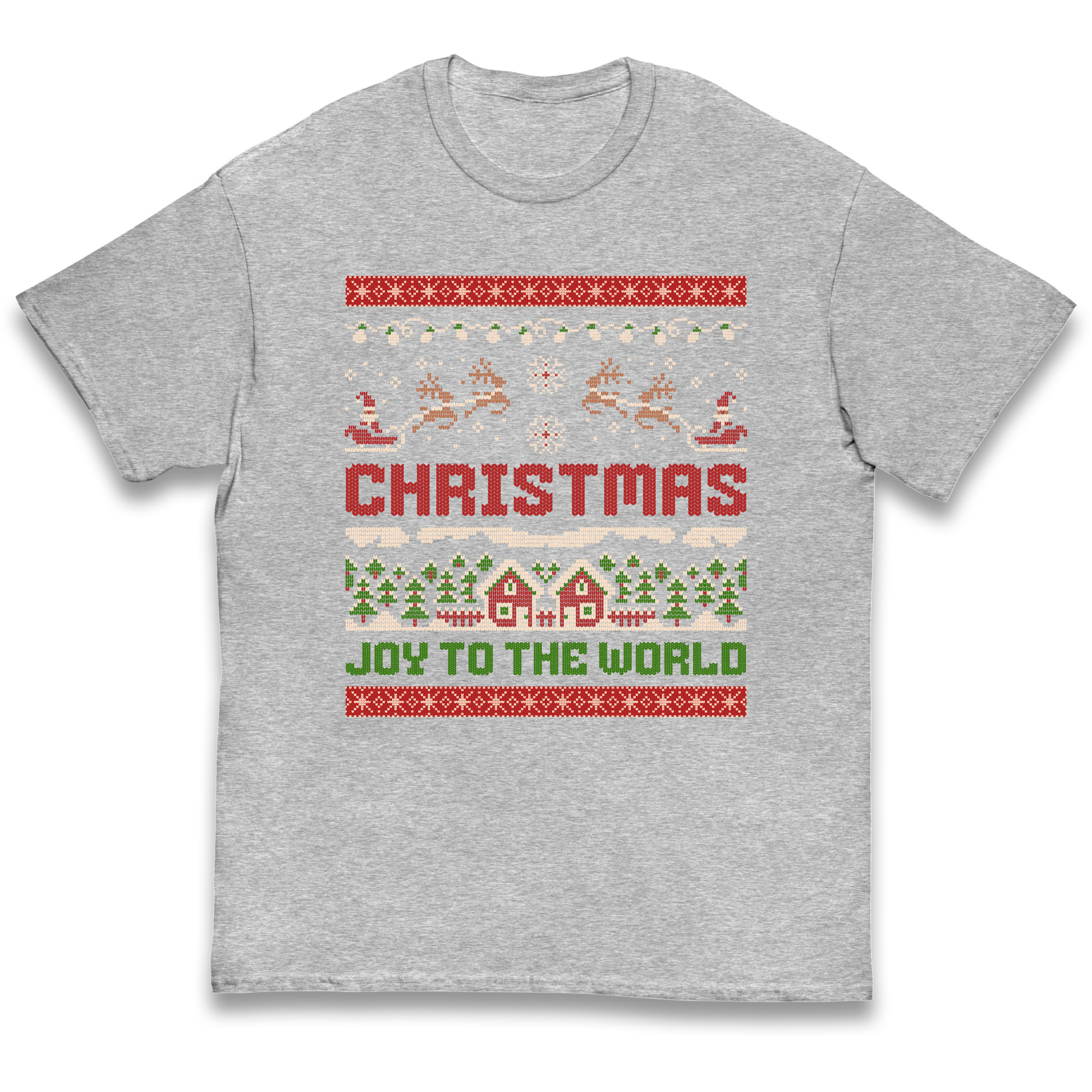 Christmas Joy to the World Christmas kids t shirt