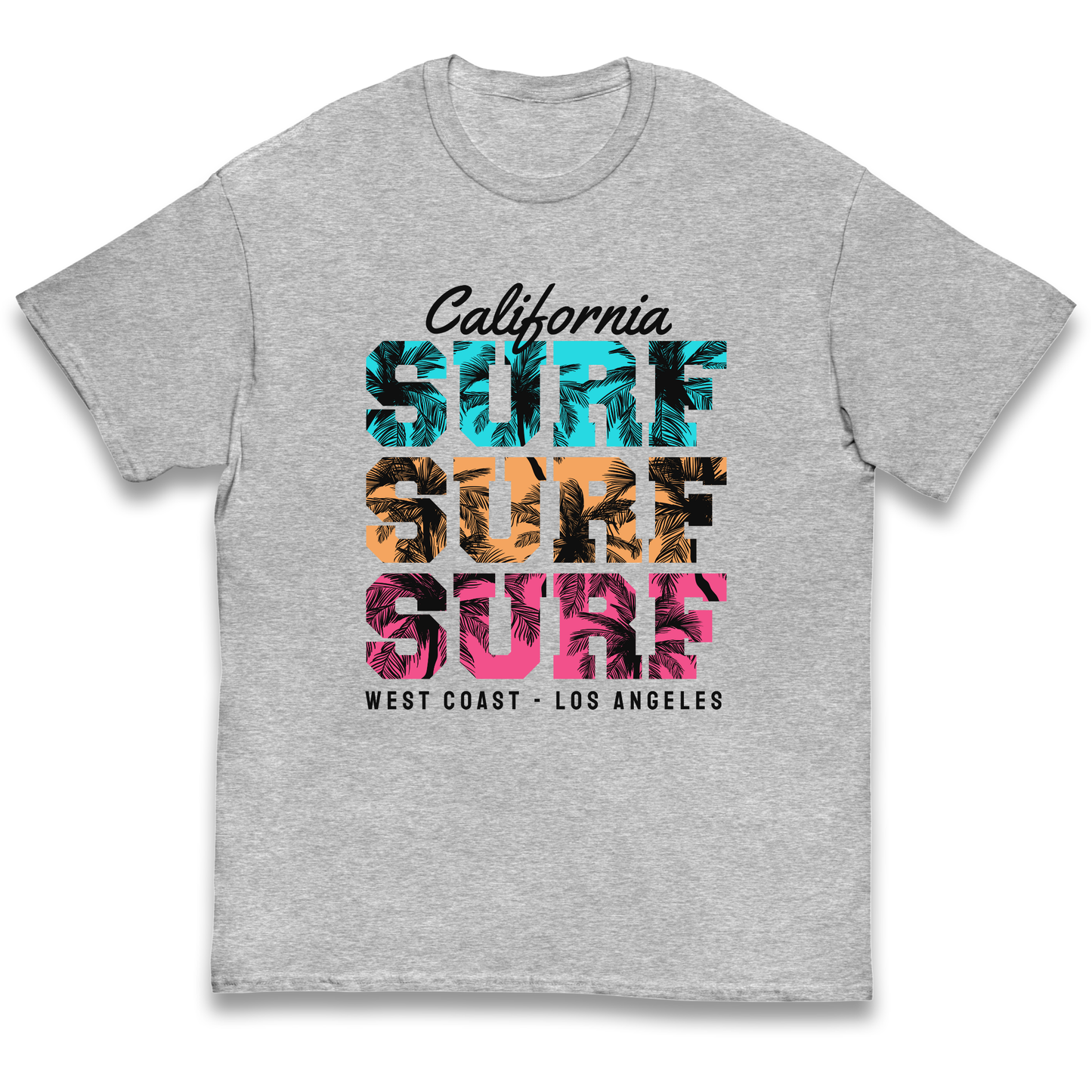 California Surf Surf Surf kids t shirt