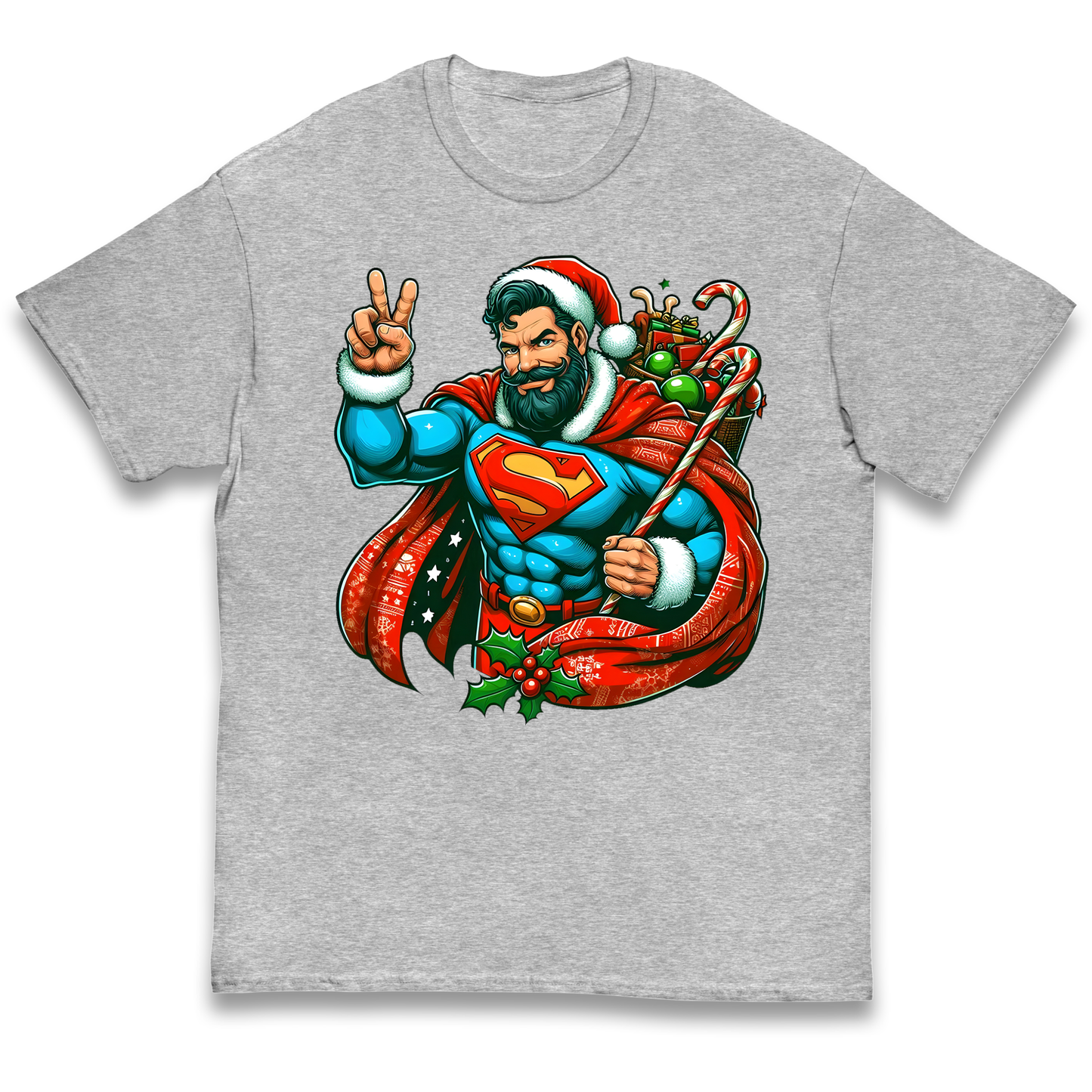 Superman Santa kids t shirt