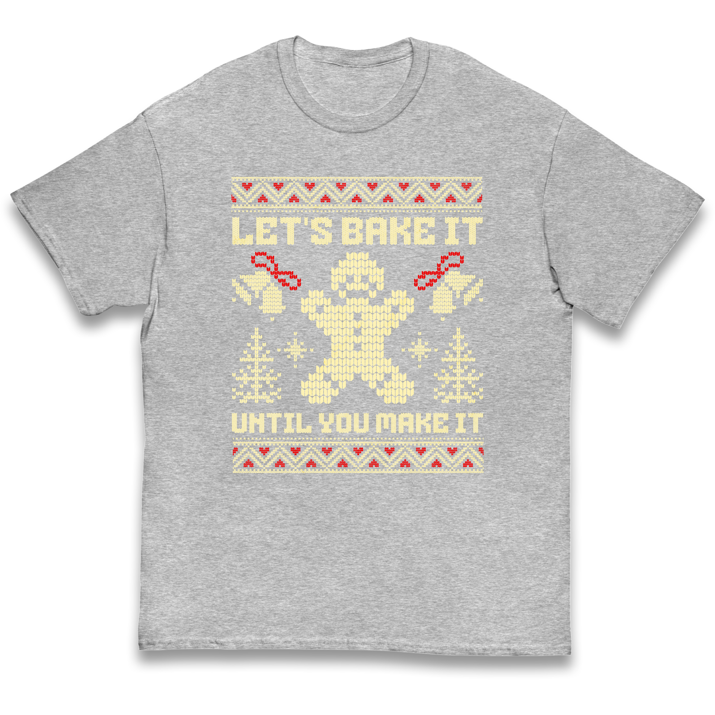 Lets Bake It Until You Make it Christmas kids t shirt