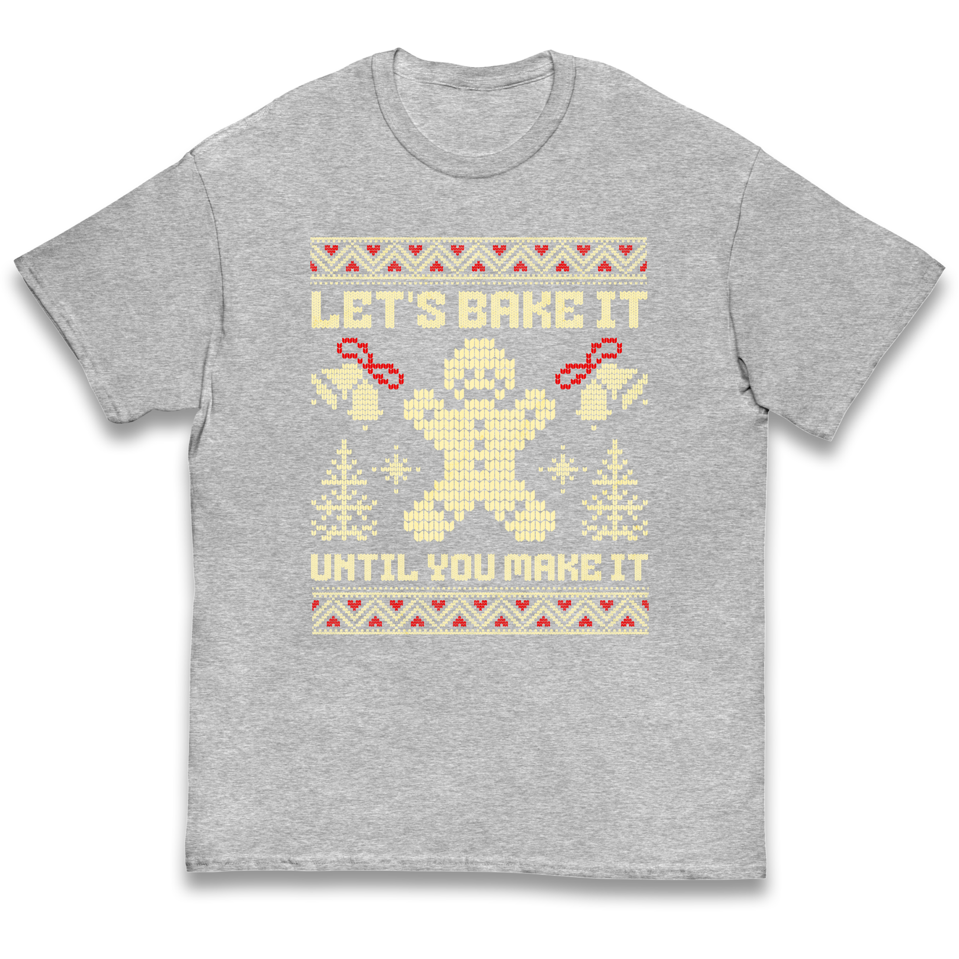 Lets Bake It Until You Make it Christmas kids t shirt