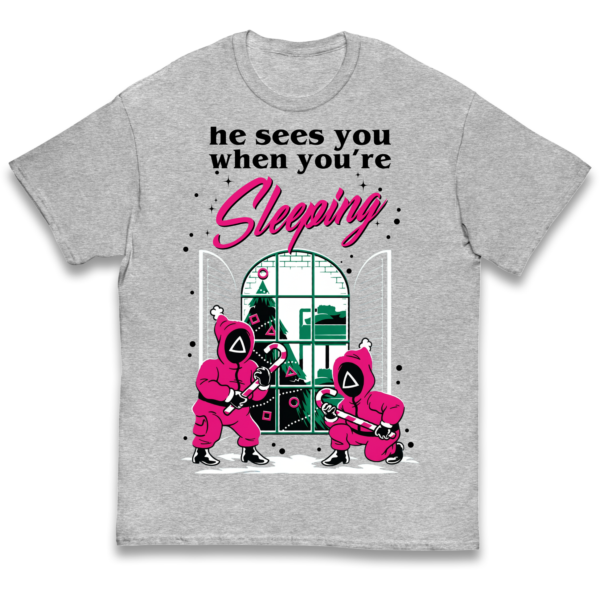 Squid Games Xmas Kids T Shirt