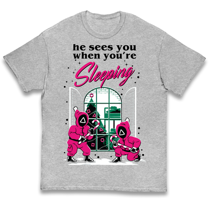 Squid Games Xmas Kids T Shirt