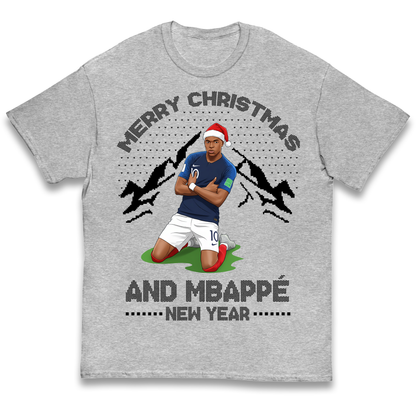 Mbappe Christmas Kids T Shirt