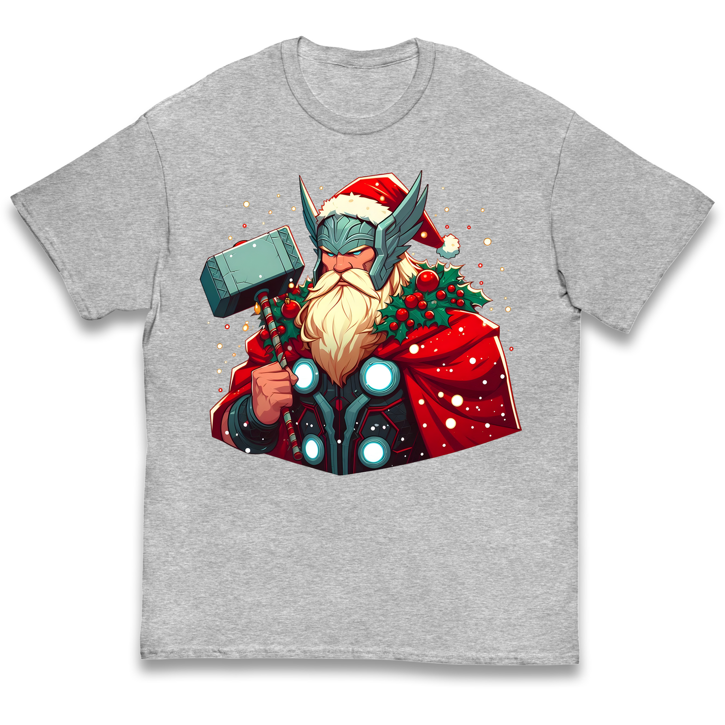 Viking Thor Santa kids t shirt