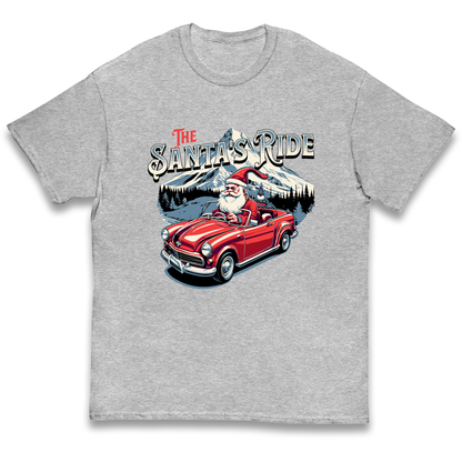 The Santas Ride Christmas kids t shirt