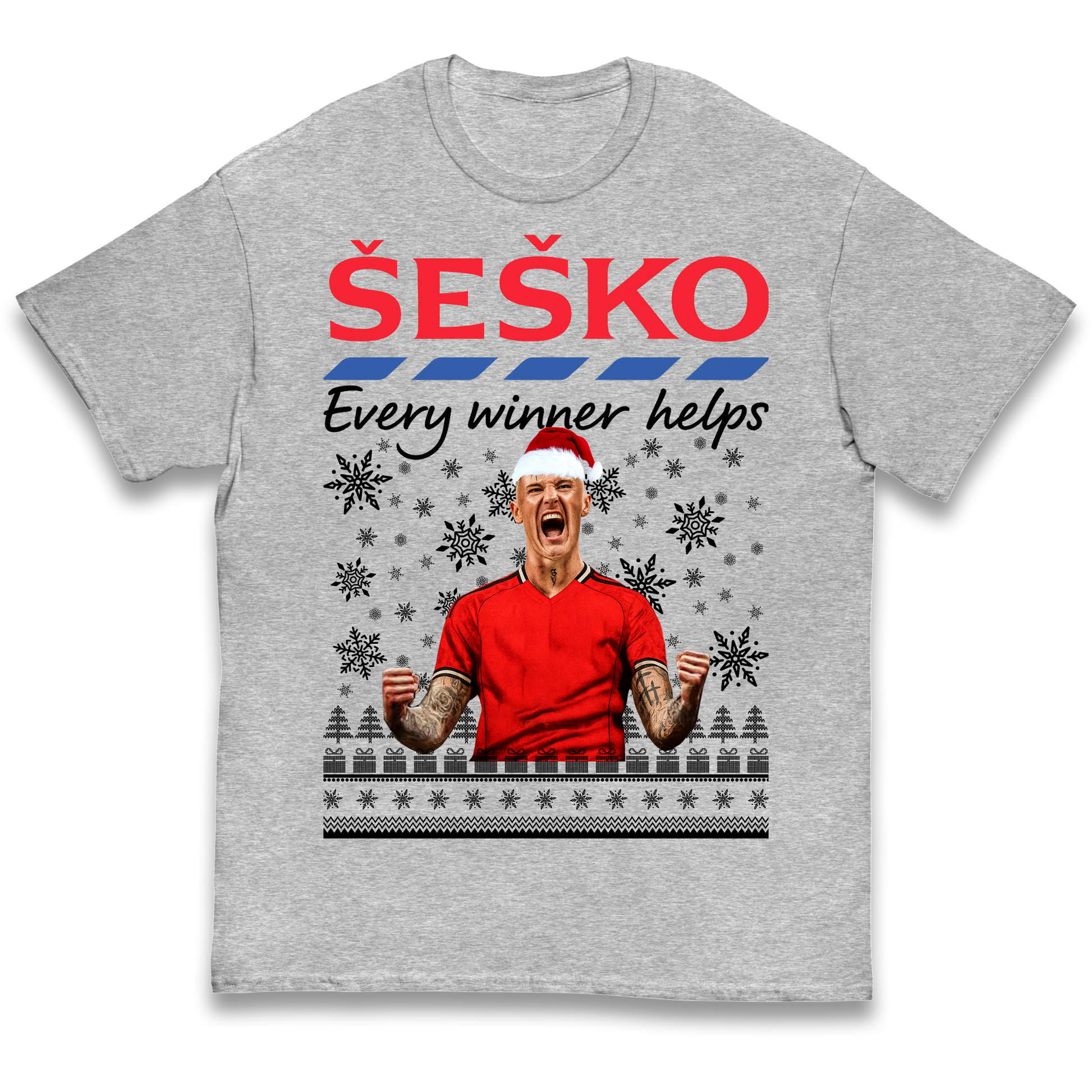 Benjamin Sesko Christmas Kids T Shirt