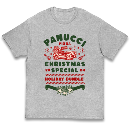 Panucci Pizza Christmas Special Christmas kids t shirt
