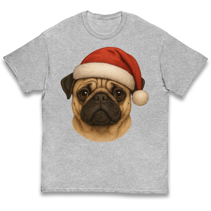 Pug Face Christmas kids t shirt
