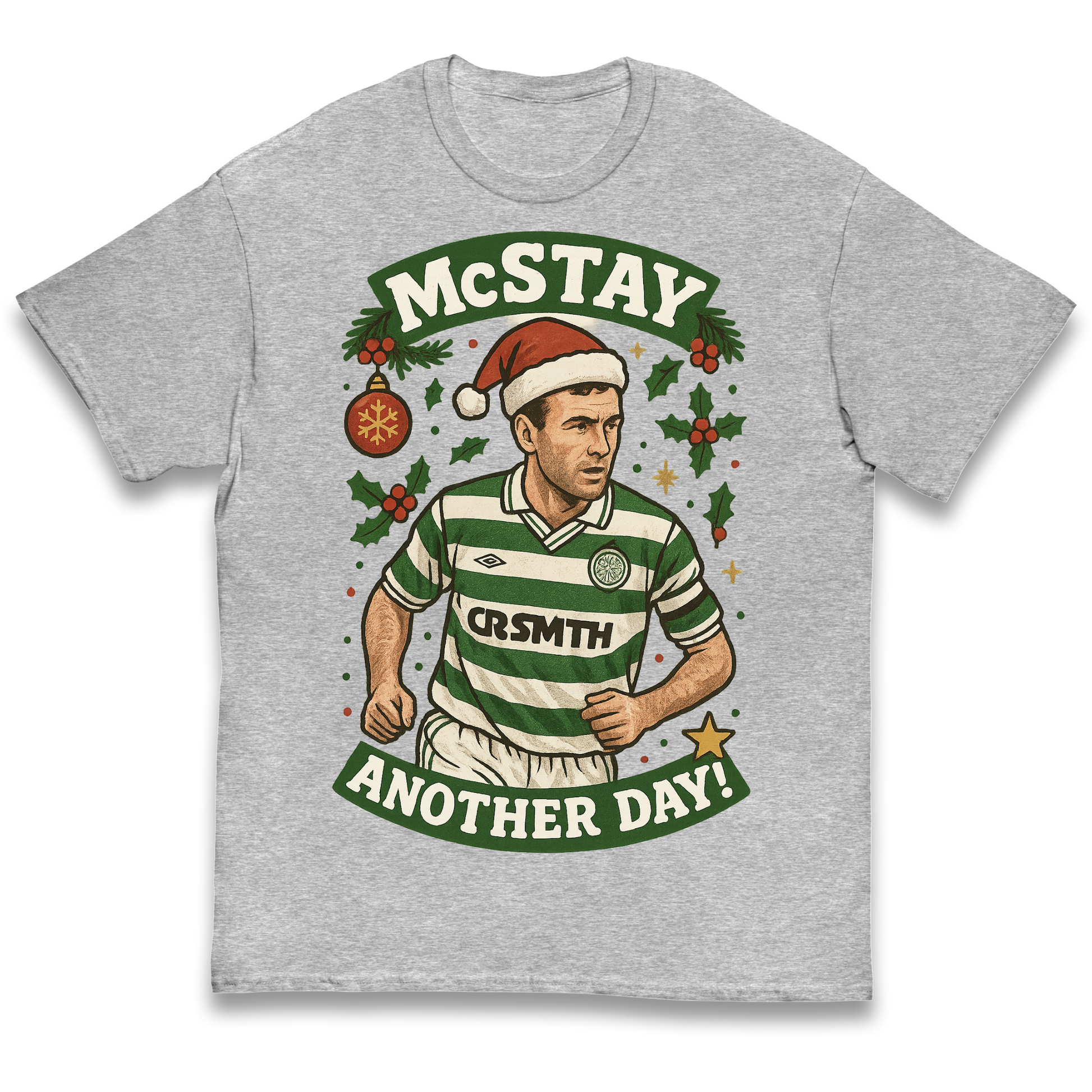 Paul McStay Celtic Christmas Kids T Shirt