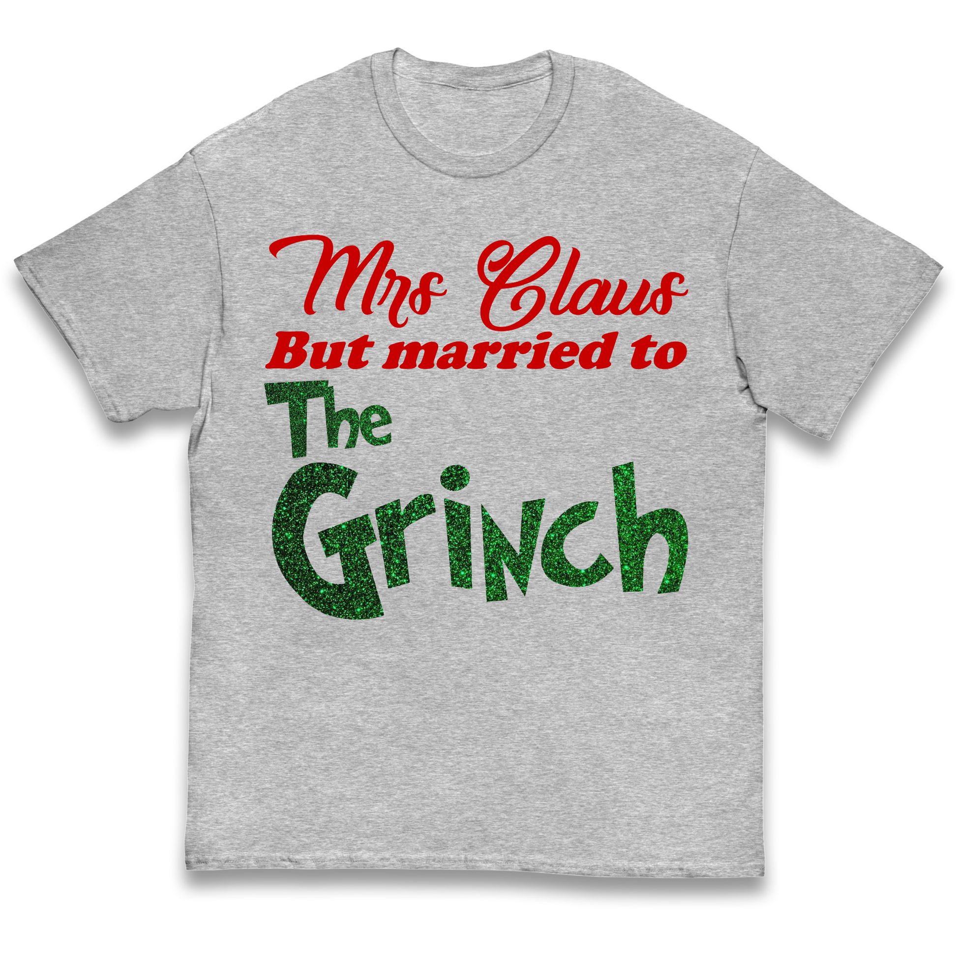 Mrs Claus But Married To The Grinch Christmas kids t shirt