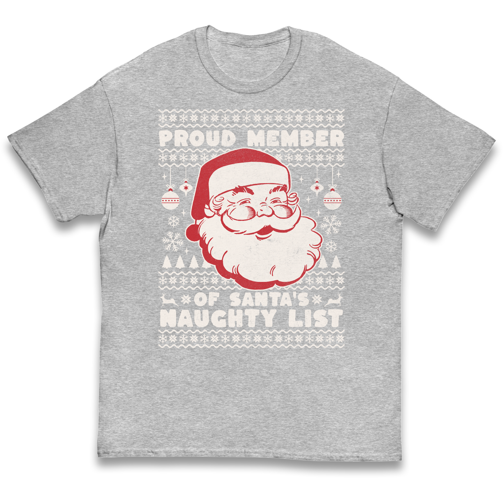Proud Member Of Santas Naughty List Christmas kids t shirt