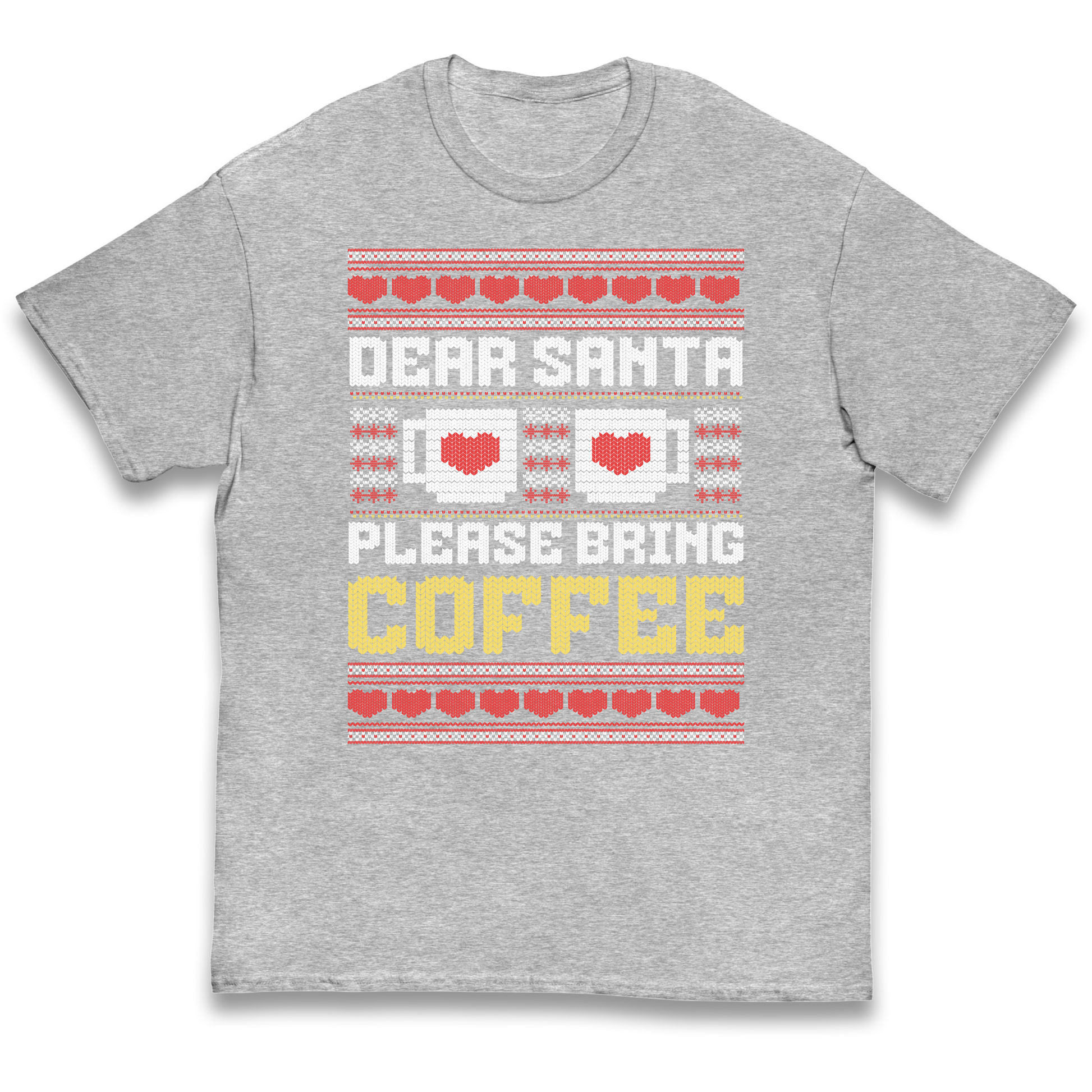 Dear Santa Please Bring Coffee kids t shirt