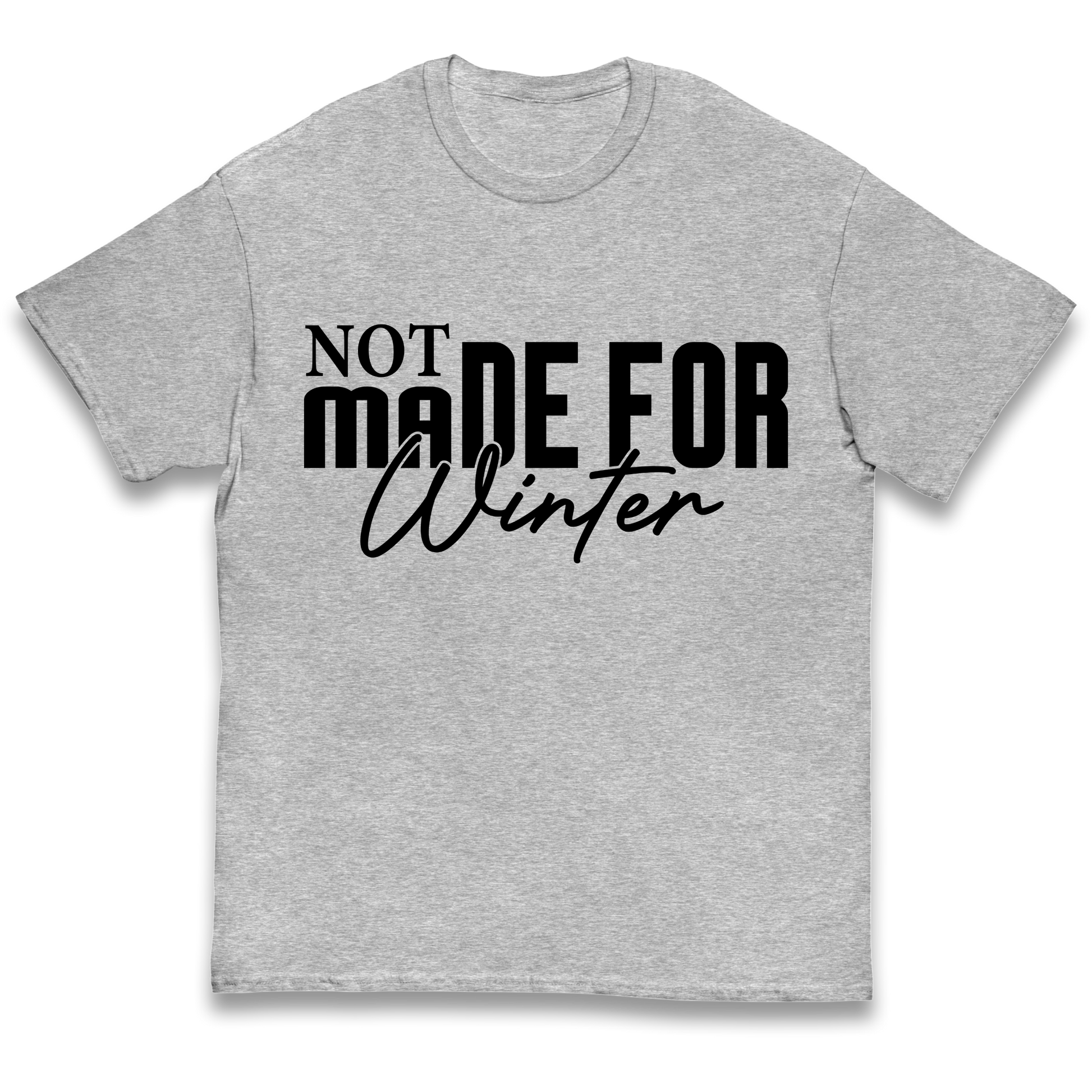 Not Made For Winter Christmas kids t shirt