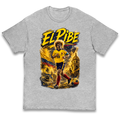 Carlos Valderrama Colombia Football Kids T Shirt