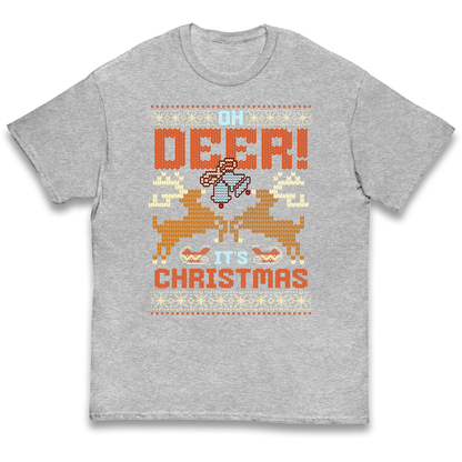 Oh Deer its Christmas kids t shirt