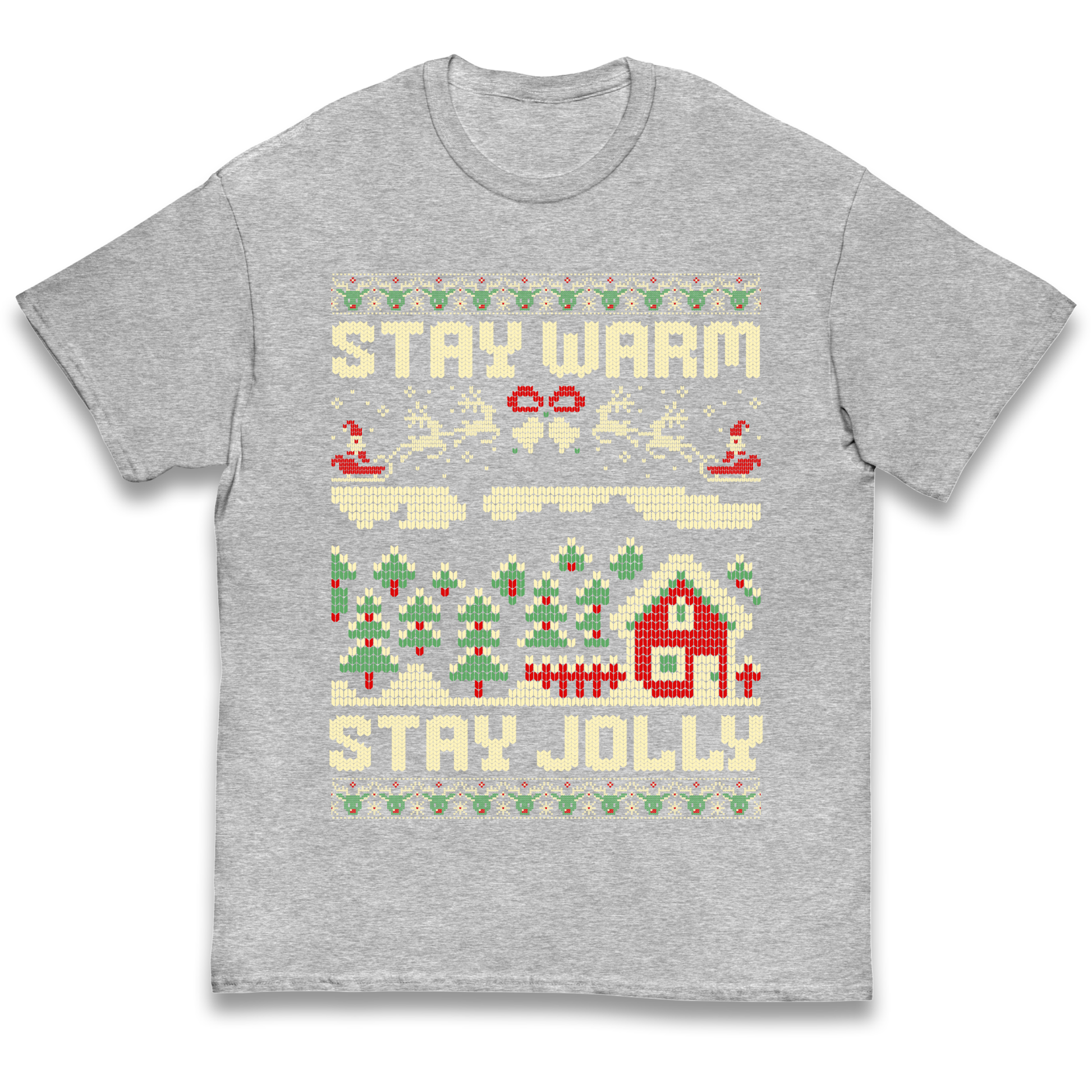 Stay Warm Stay Jolly Christmas kids t shirt