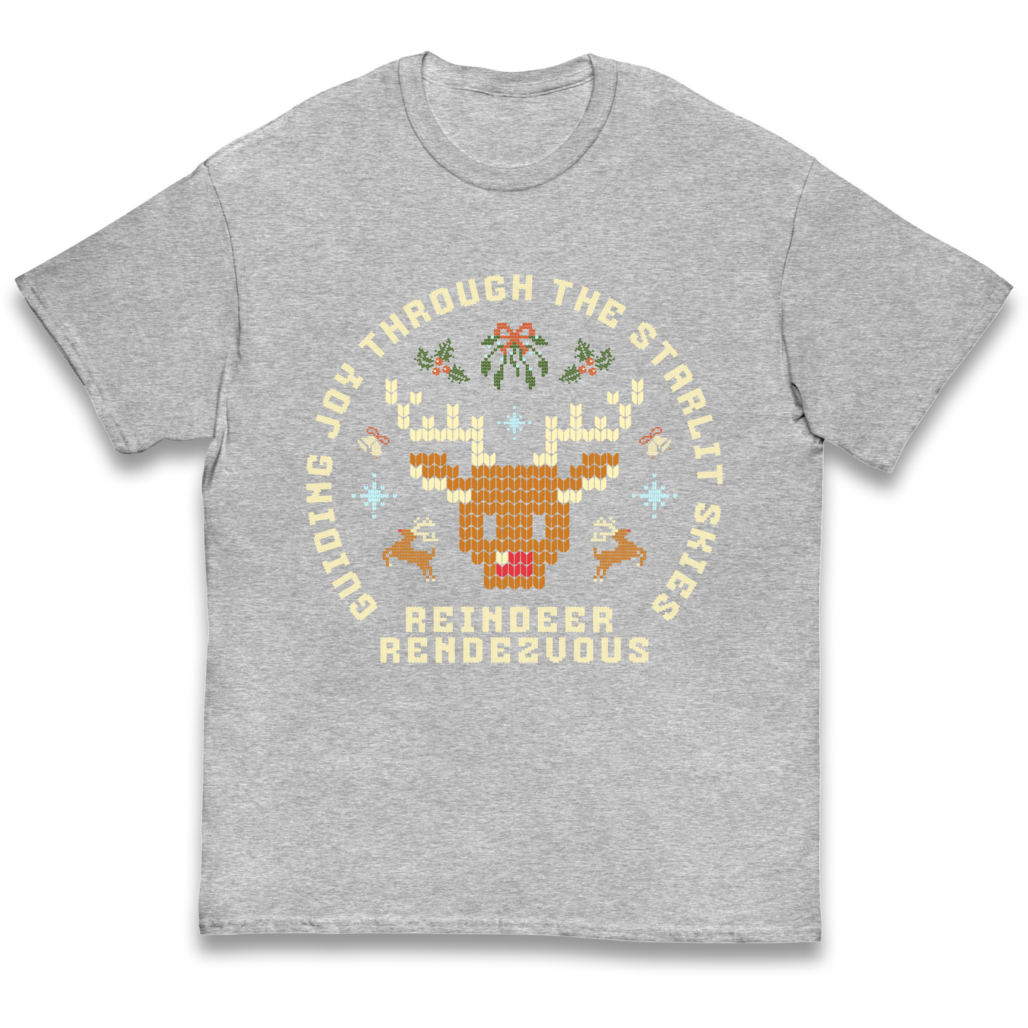 Reindeer Rendezvous Christmas kids t shirt