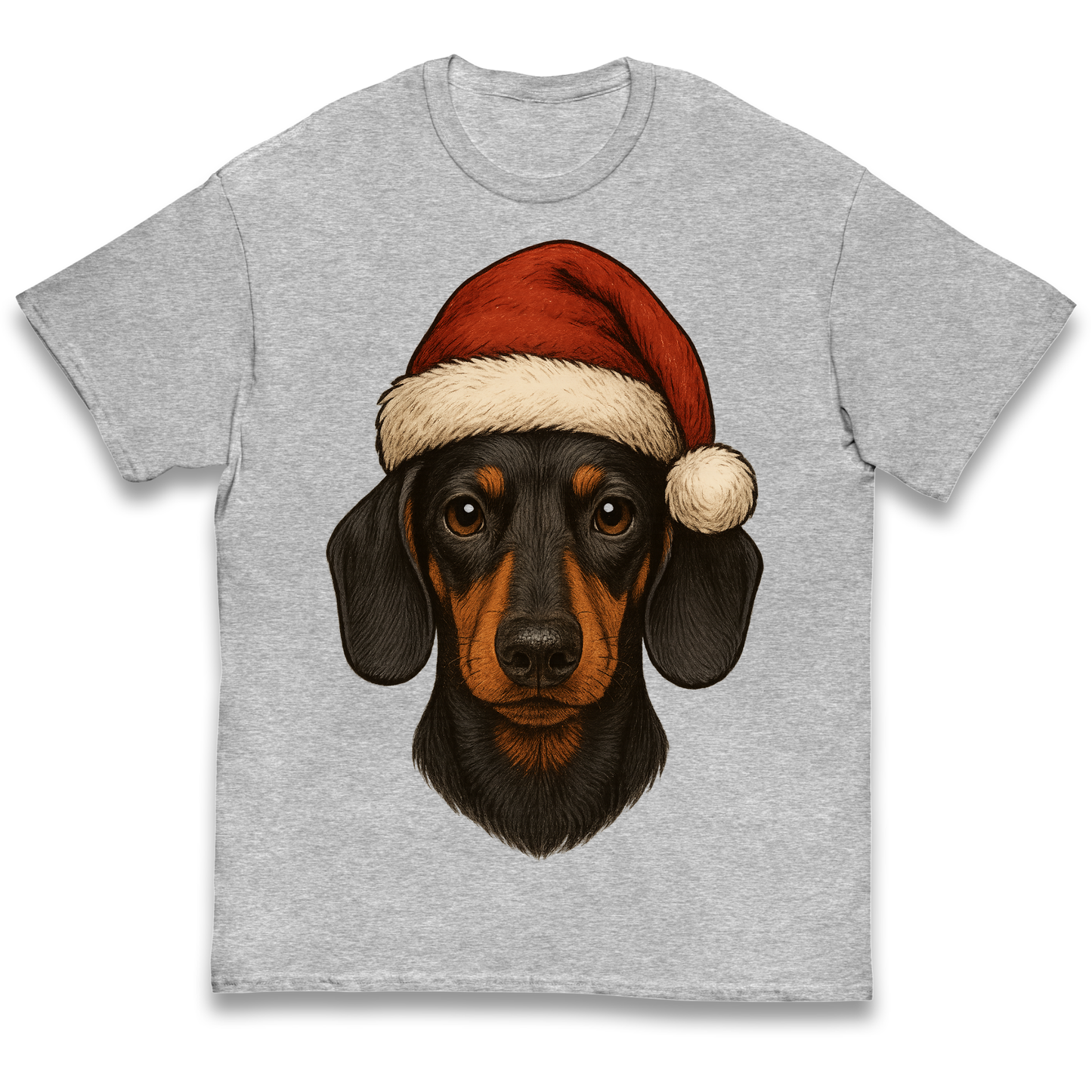 Sausage Dog Christmas Kids T Shirt