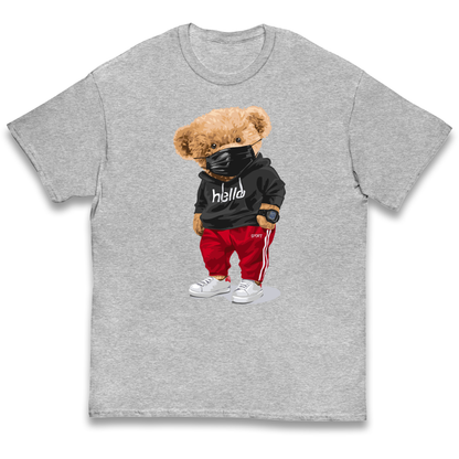 Teddy Bear Hello Streetwear kids t shirt