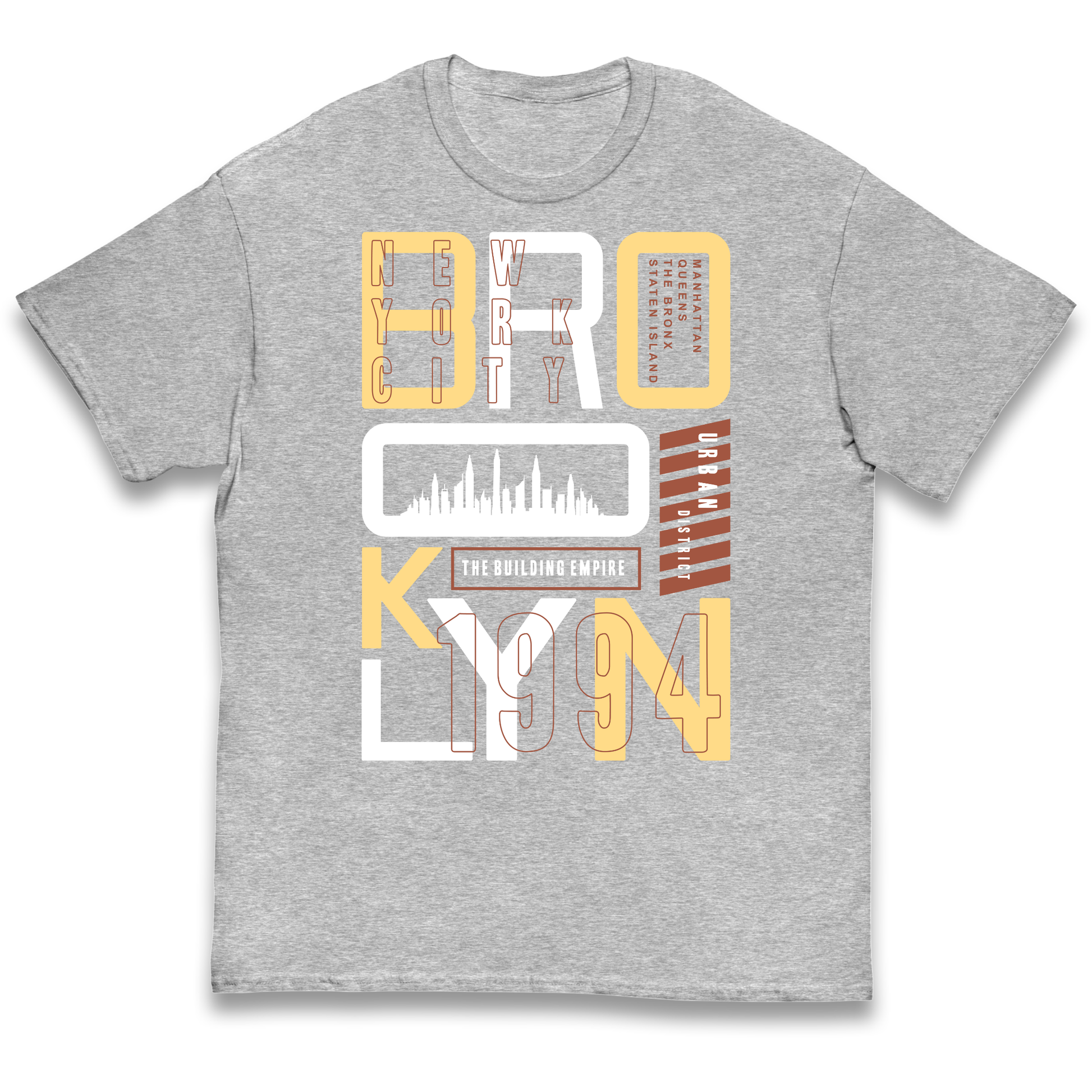 Brooklyn New York Urban District kids t shirt